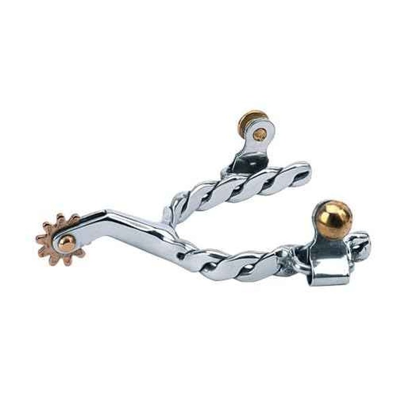 Weaver Leather Children Spur with Twisted Band, 1.75