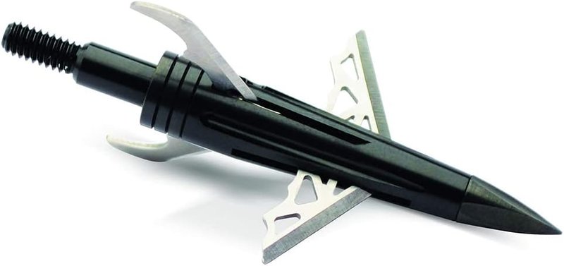 NAP DK4 Hunting Bow Spitfire Hybrid Mechanical Broadheads - 1 3/4" Cutting Diameter | 3-Piece Pack