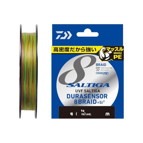 DAIWA PE Line UVF Soltiga Dura Sensor X8+Si2 No. 4 No. 300 m, Multicolor