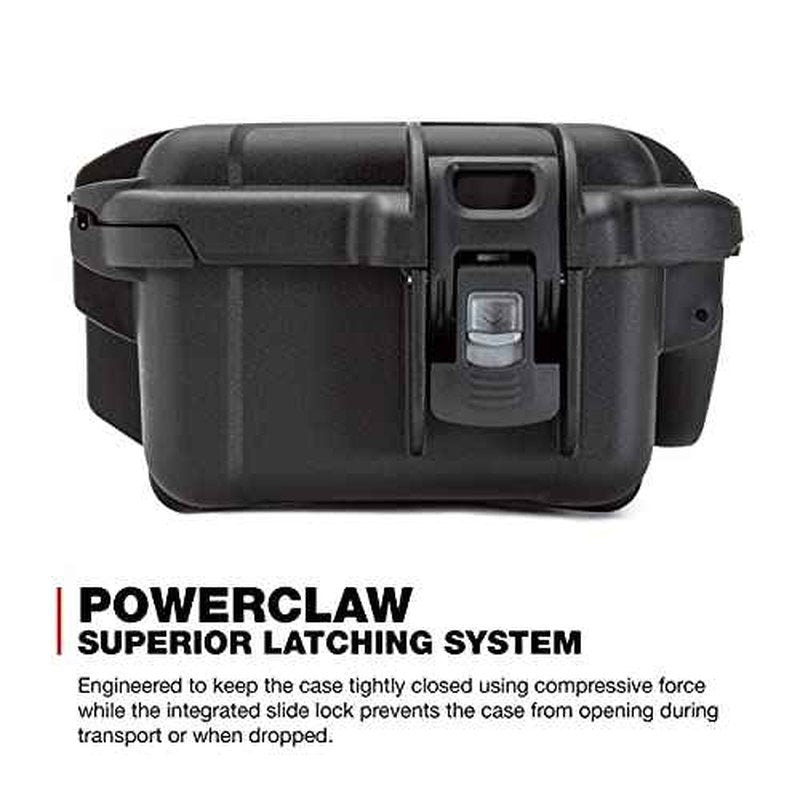 NANUK Small Series 905 Lightweight NK-7 Resin Waterproof Protective Case with Padded Dividers for Point & Shoot Camera or Binoculars, Black