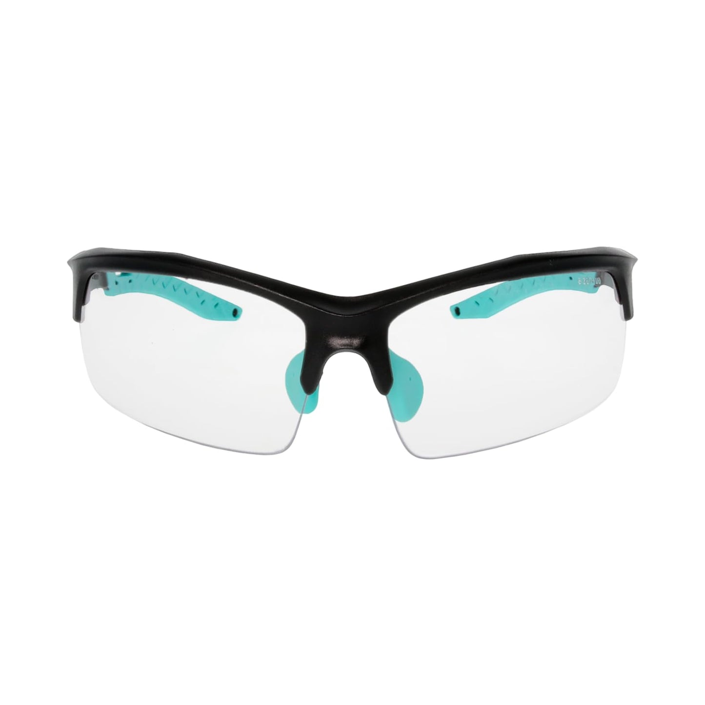 Walker's Unisex Teal Impact Resistant Sport Glasses | Durable Non-Slip Rubberized Frame UV Protection Shooting Outdoor Sports Glasses w/ Clear Lenses