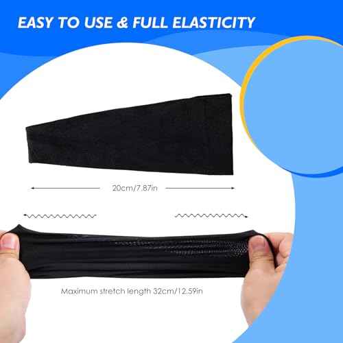 Sports Headbands for Kids, 5 Pack Moisture Wicking Sweatbands for Footable Soccer Baseball Running for Boys and Girls 5-15 Years Old
