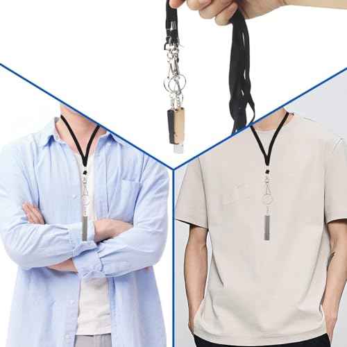 Emergency Whistles, 3-Pack Safety Survival Whistles with Lanyard Keychain, Emergency Survival Whistle Loud, Hiking Safety Whistle for Outdoor Hiking Camping Hunting Rescue Lifeguard