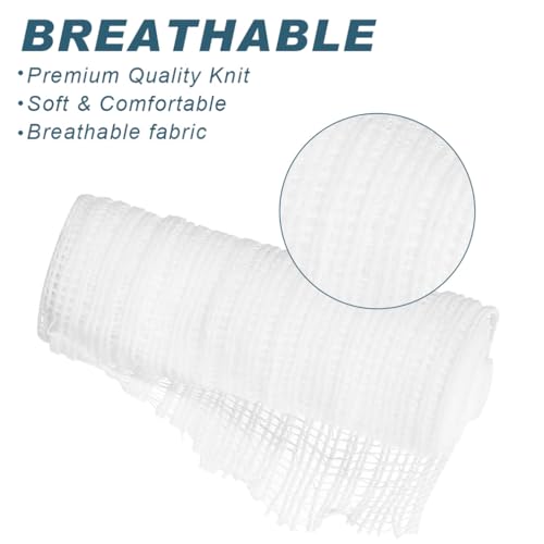 Gauze Bandage Rolls 12PCS Conforming Bandage 5cmX2m Elastic Bandage Wraps Soft Bandages for Wounds Compression Bandages for Finger Ankle Wrist