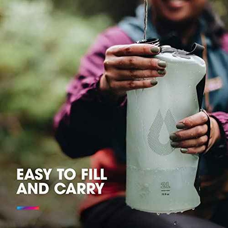 HydraPak Seeker - Collapsible Water Storage (6 Liter)- BPA & PVC Free Camping Hydration Reservoir Bag