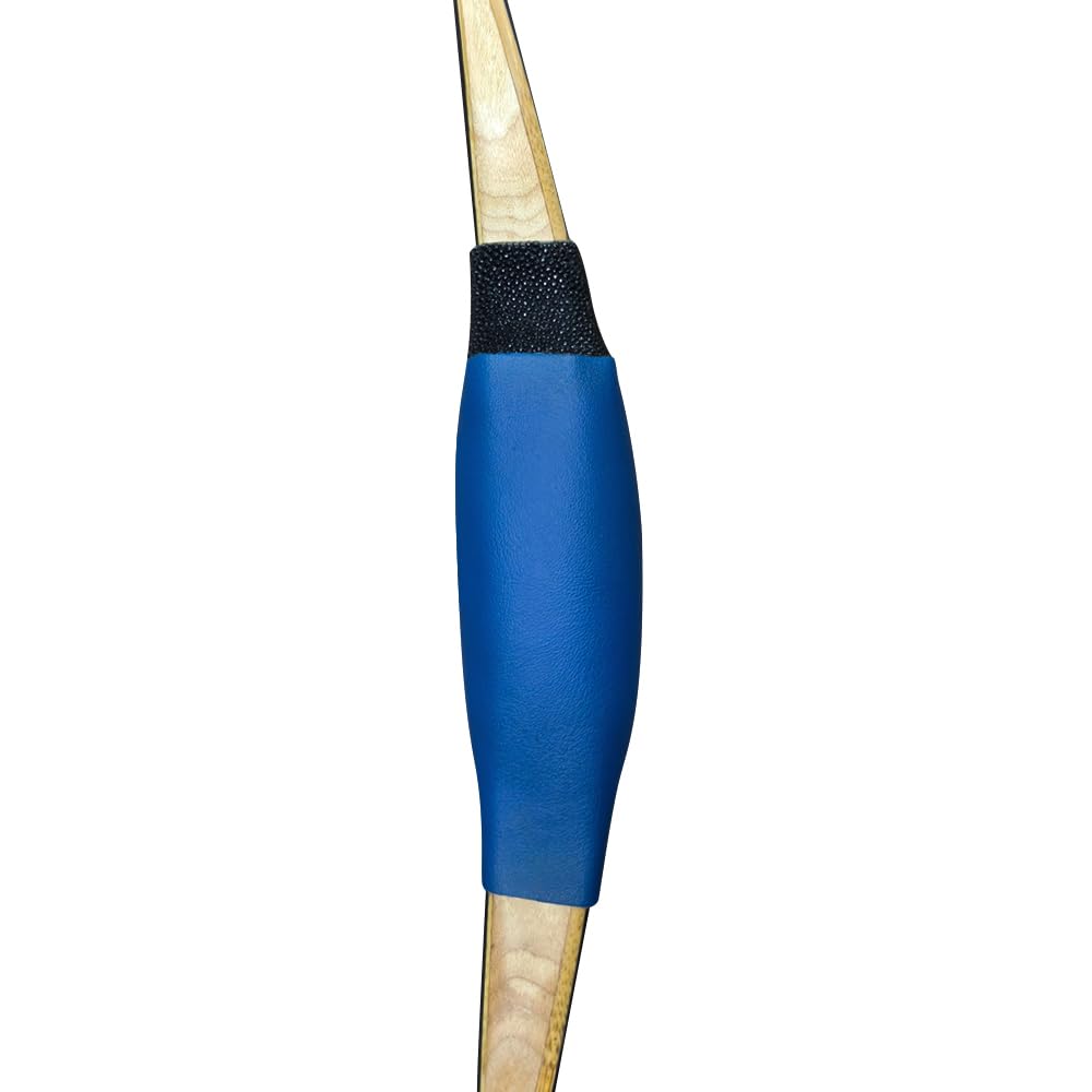 PMZ 58" Traditional Recurve Bow, Wooden Ming Hunting Horse Bow 20-50 lbs