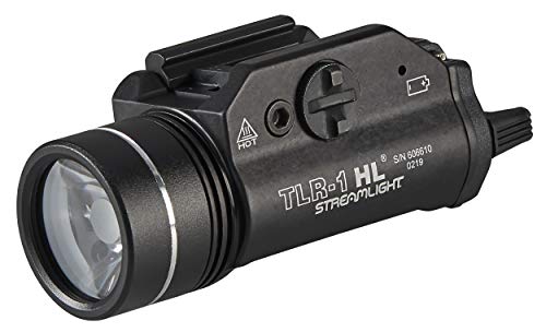 Streamlight 69262 TLR-1 HL 1000-Lumen Weapon Mounted Light with Long Gun Kit, Includes Safe Off Remote and Standard Switches, Remote Pressure Switch, Mounting Clips, Black