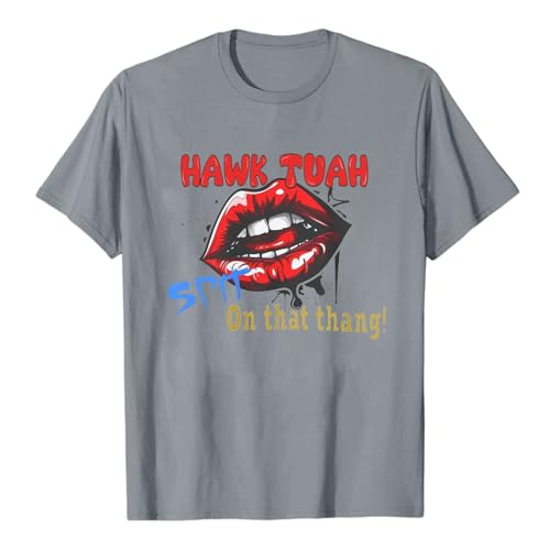 Hawk Tuah Shirt Hawk Tush Spit on That Thing T-Shirt for Women Hawk Tuah 24 Spit On That Thing Tee Shirts Funny Tops