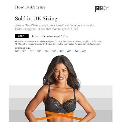 Panache Women's High Impact Underwire Sports Bra | Black 28F | Max Support, Moisture Wicking, Heavy Duty Sports Bra for Women
