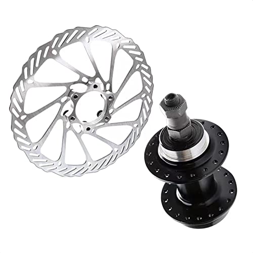 2 PCS 44MM Bike Freewheel Threaded Hubs Disk Disc Aluminium Alloy Brake Rotor 6 Bolt Bicycle Flange Adapter
