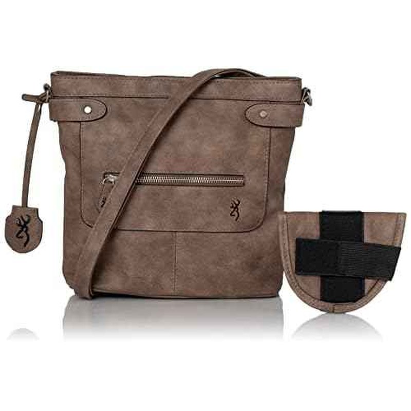Browning Women's Concealed Carry Purse, Premium Holstered Handbag With Safety Locking Option