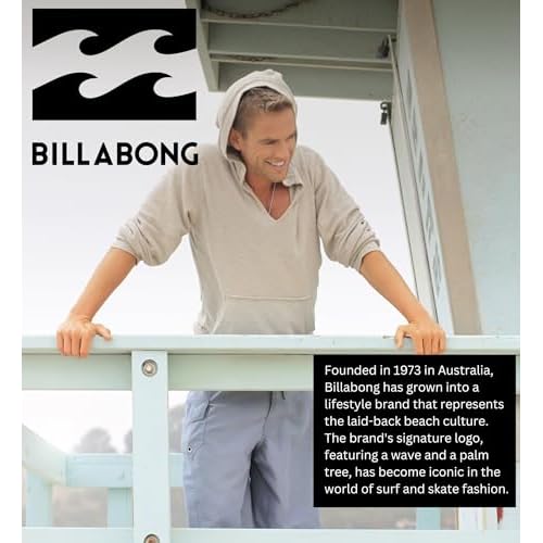 Billabong Hoodies for Men, Big and Tall Jersey Pullover Sweatshirts for Men