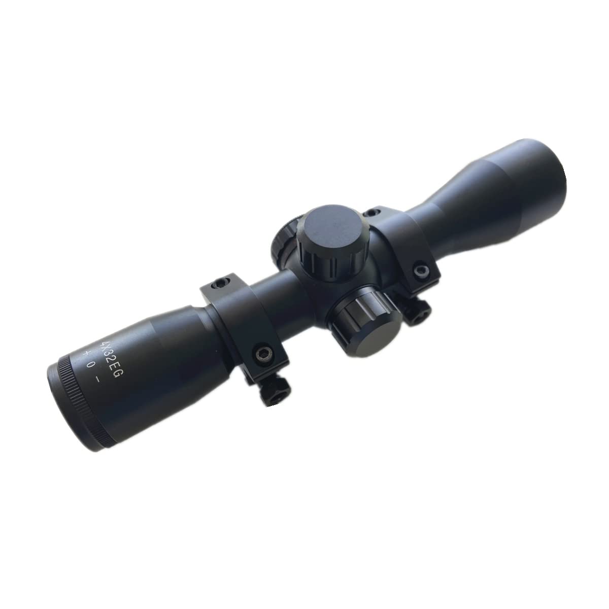 NyLeabon 4x32 Crossbow Scope, Red and Green Illuminated Scope, Glass Etched Reticle Scope, Compact Aiming Sight