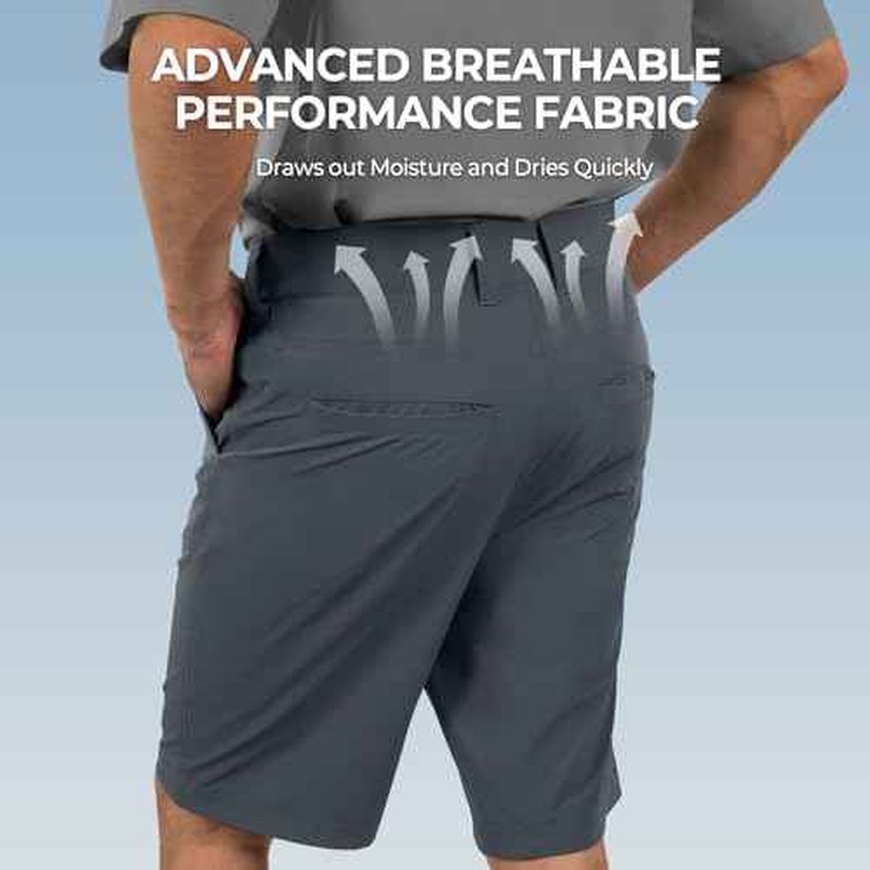 KastKing Cool Caster Men's Fishing Shorts, UPF 50+ Hiking Shorts, 10.5¡± and 7.5¡± Available, Water Repellent, 4-Way Stretch