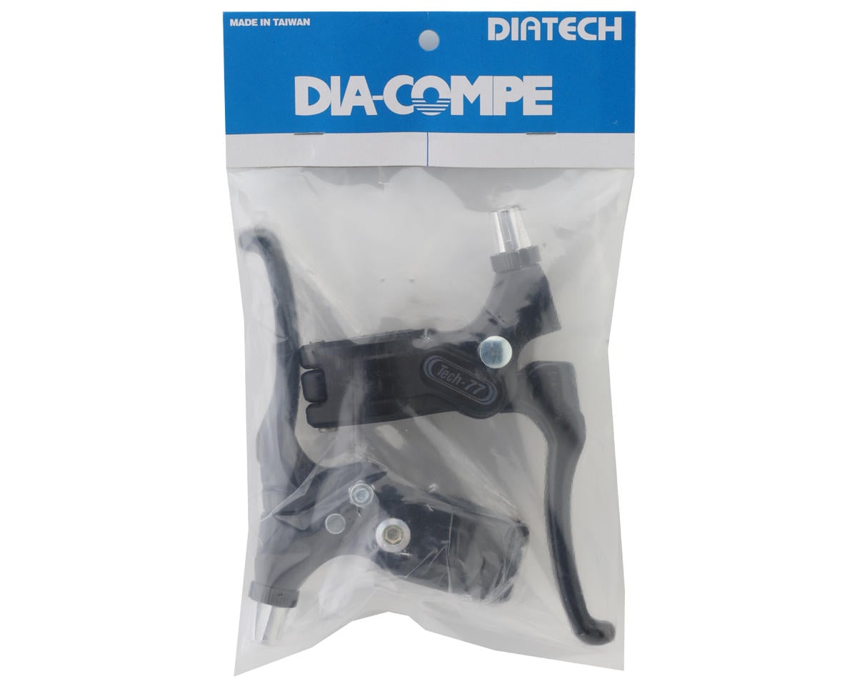 Bike Brake Levers Pair for Mechanical Brakes - Black