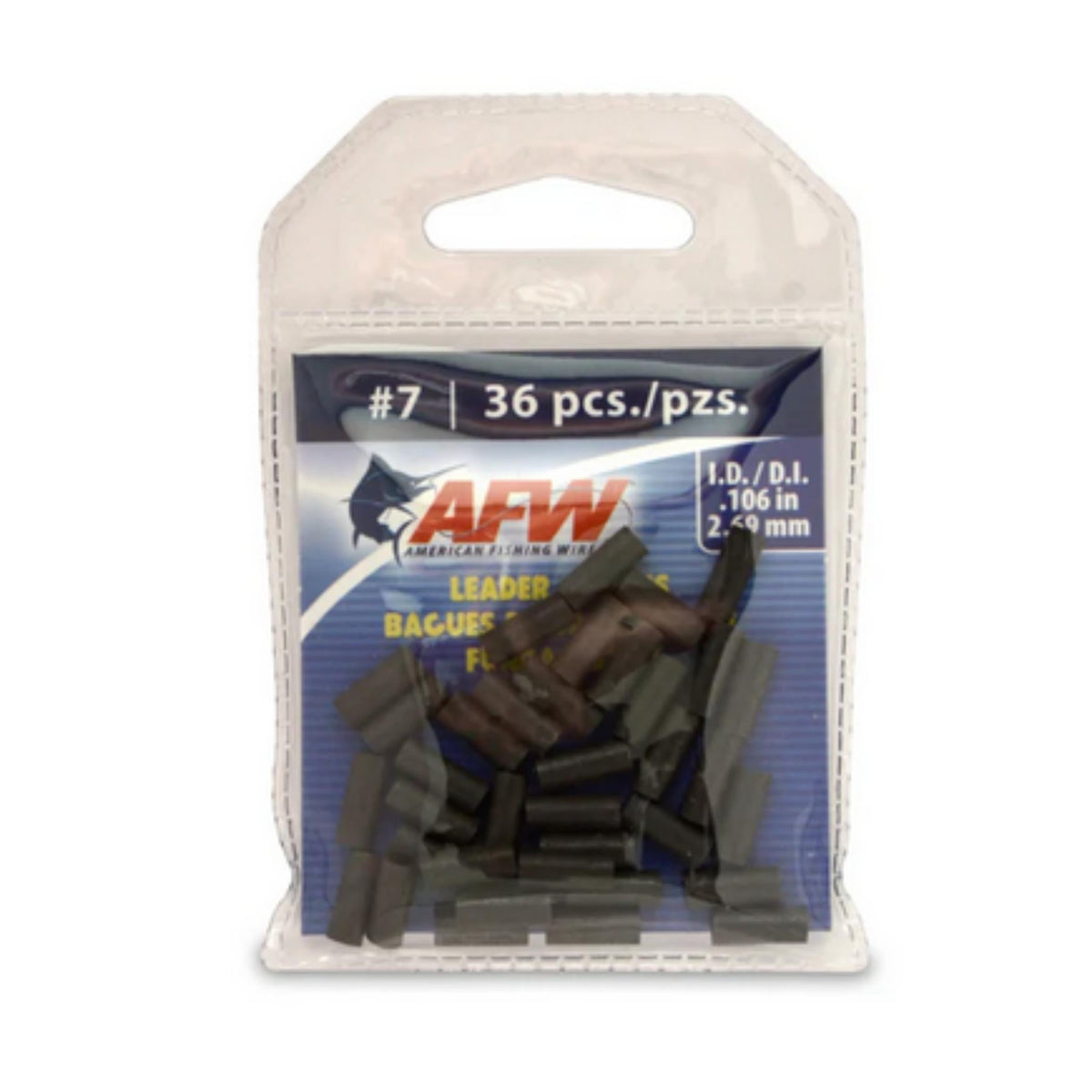 Fishing Leader Sleeves Copper Black Oxidized Crimp Connectors for Line