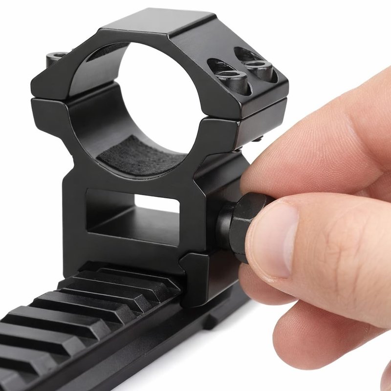GOTICAL 2 Pair of 30mm Scope Rings Set - 1 Pair of Medium Profile and 1 Pair of High Profile Scope Rings for Picatinny/Weaver Rail - 4 Pack