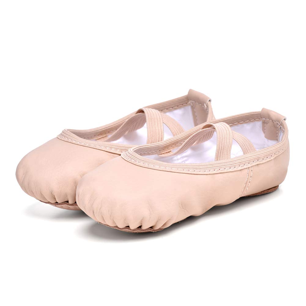 Stelle Ballet Shoes PU Ballet Flats for Girls(Ballet Pink,9MT)