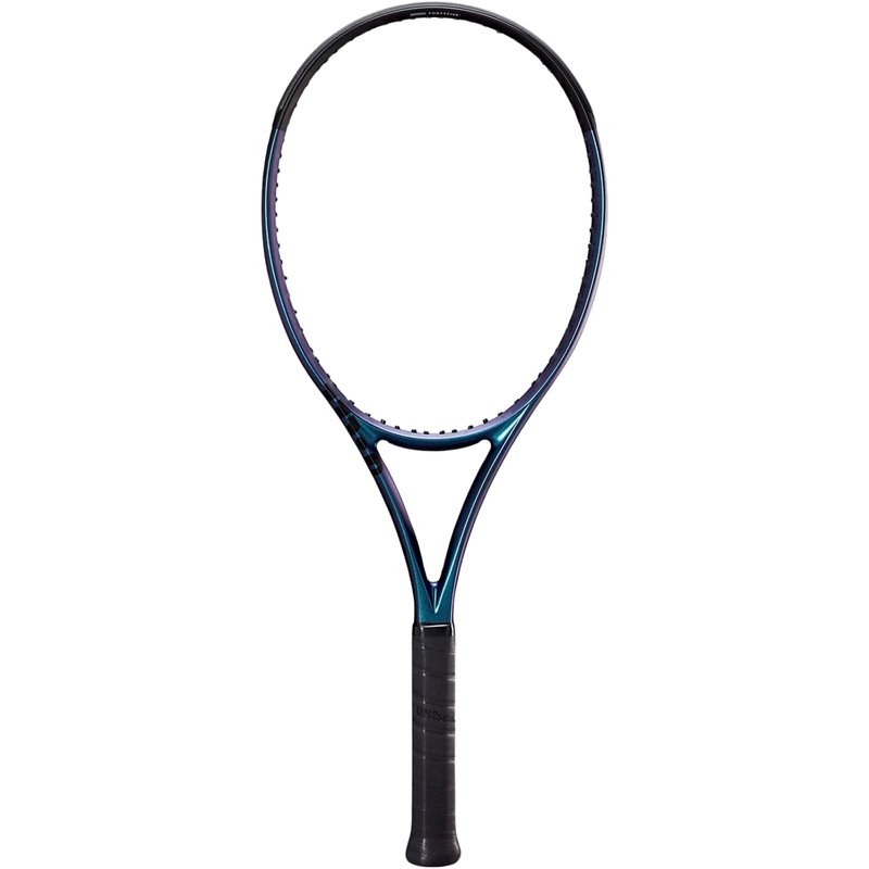 WILSON Ultra 100 V4 Tennis Racket (Unstrung) (4 1/8 inch), Blue
