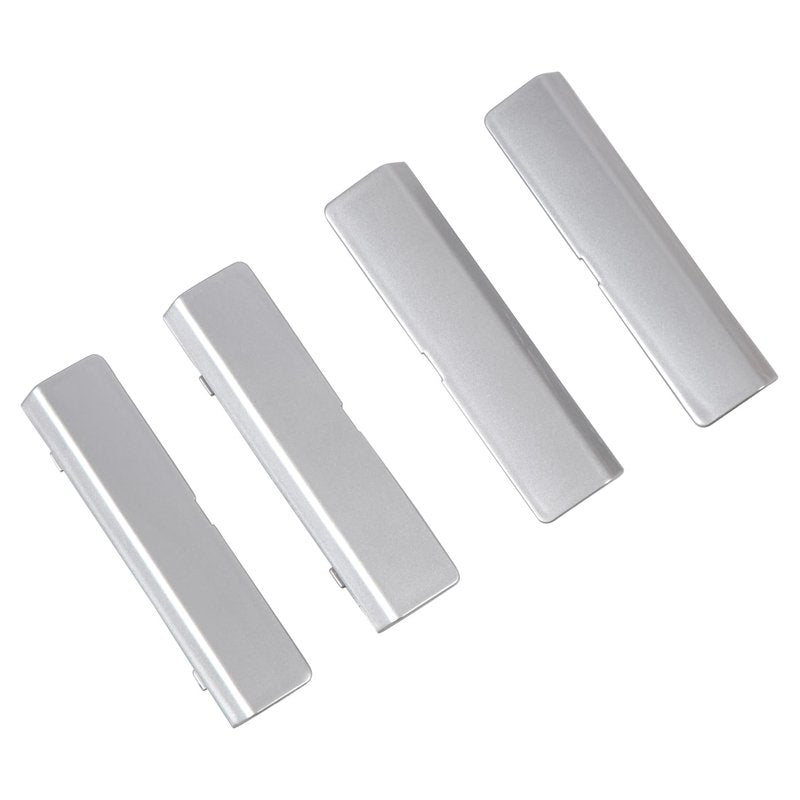 L2R for Toyota Highlander (2020-2024) Roof Rack Rails End Cap Leg Cover Protector Shell Plastic Car Exterior Accessories 4PCS Only Fit OEM Roof Racks (Silver)