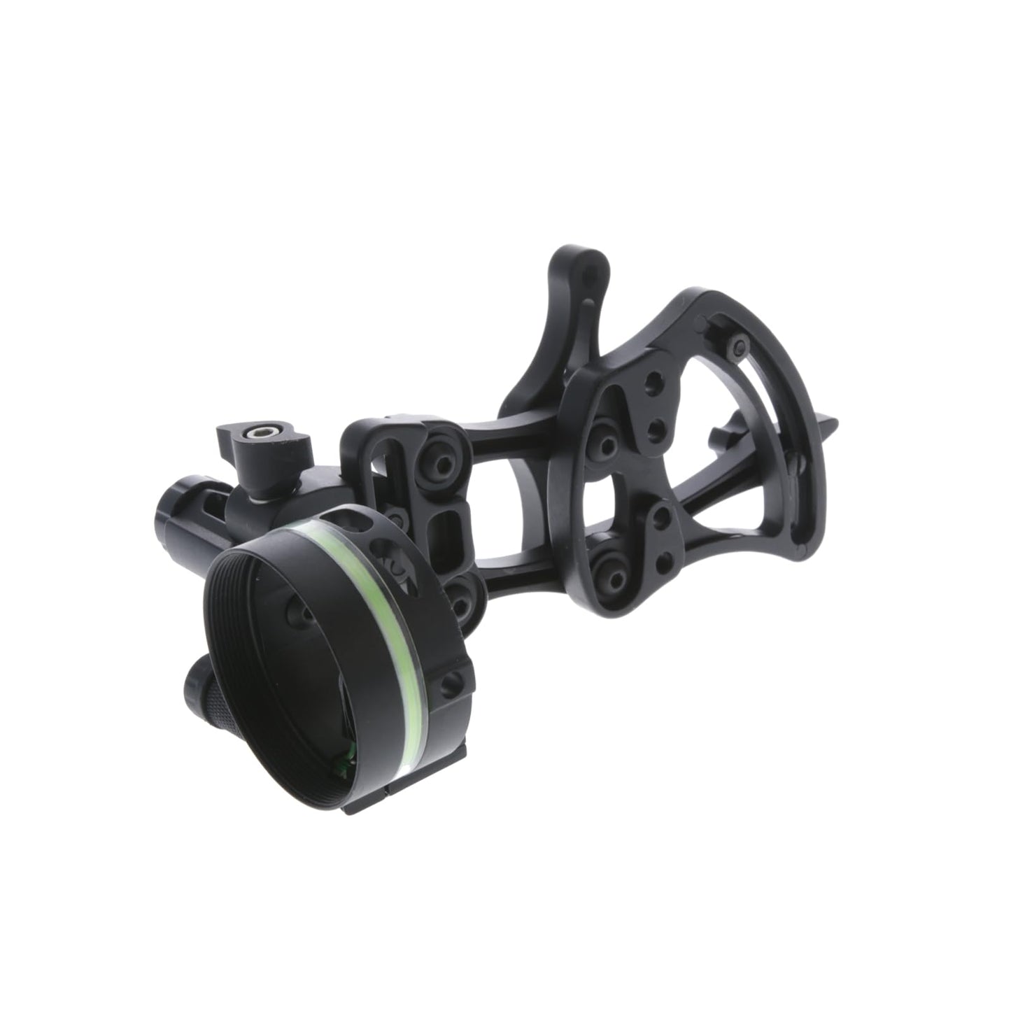 TRUGLO Range Rover Single-Pin .019" Dia Right-Handed Archery Hunting Moving Bow Sight with Lever-Arm Elevation Adjustment - Adjustable Quiver Mount & LED Light Included