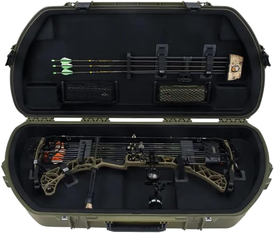 SKB Cases Mathews Iseries Shaped Bow Case - Durable Od Green Design | 43-Inch Size