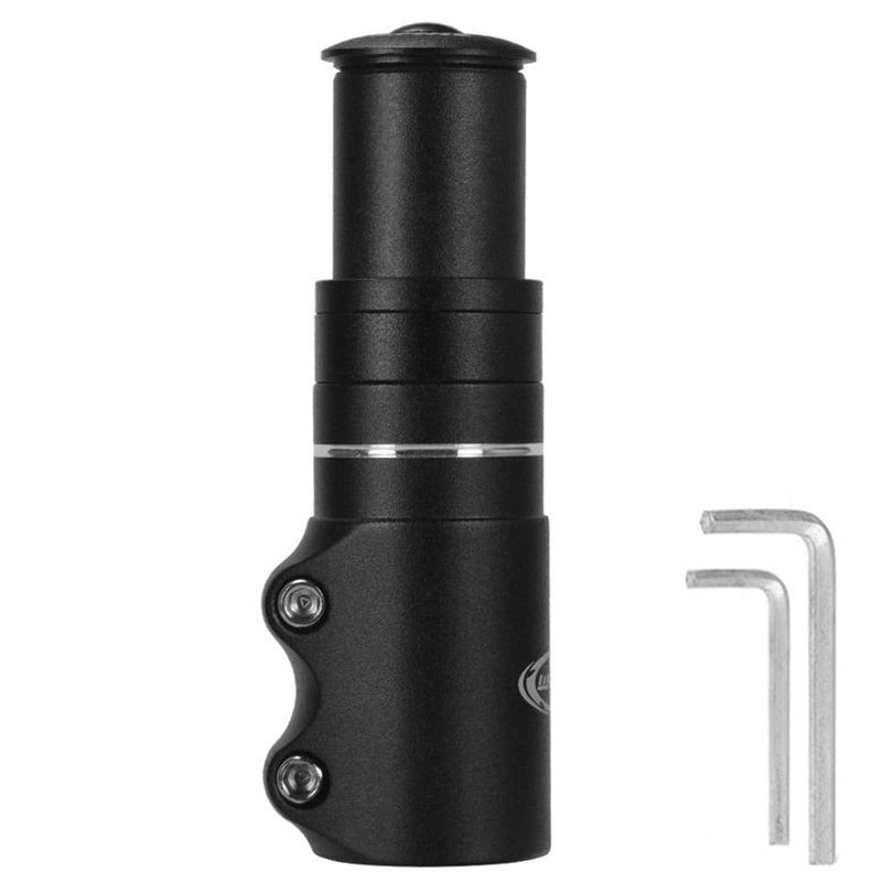 CYSKY Bike Stem Riser Bicycle Handlebar Extender 1 1/8 inch Aluminium Alloy Adjustable Handlebar Riser Adapter for Mountain Bike, Road Bike, MTB, BMX, Fixie
