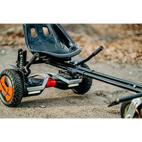 Hover-1 Beast Buggy Hoverboard Attachment | Compatible with Most 10" Electric Hoverboards, Hand-Operated Rear Wheel Control, Adjustable Frame & Straps, Easy Assembly & Install Hoverboard Go Kart