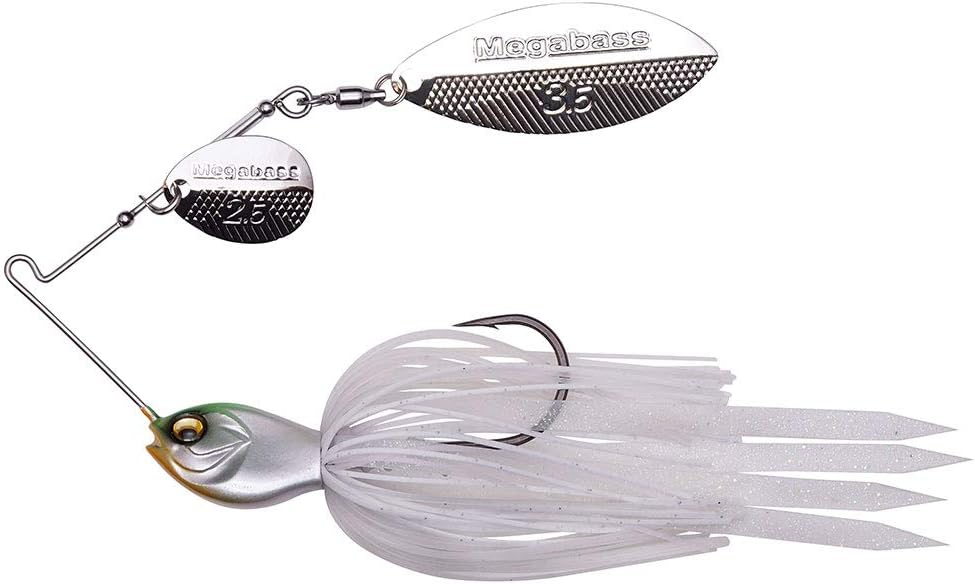 Megabass SV-3 Lure - 1/2oz Pearl Shad Fishing Bait for Bass