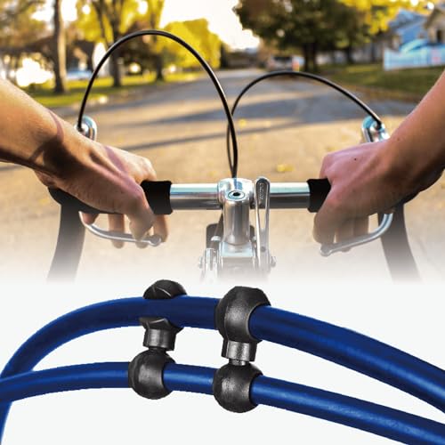 VANSIHO 20pcs Bike Brake Derailleur shift cables S Style Clip Roating S-Hook for MTB Bikes Road Bicycle Brake Line Guide Cross Line Clip-Set of Precision Clamps Black