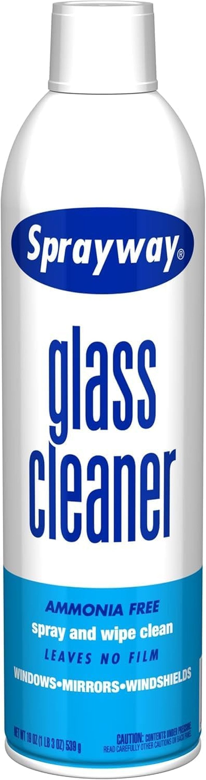 Sprayway Glass Cleaner - Streak-Free Foaming Spray for Home & Auto | 19 oz. (Pack of 12)