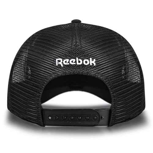 Reebok Aero Trucker Hat | Snapback | Adjustable | Mesh Back | Retro | Baseball | Streetwear | Urban | Lifestyle - White