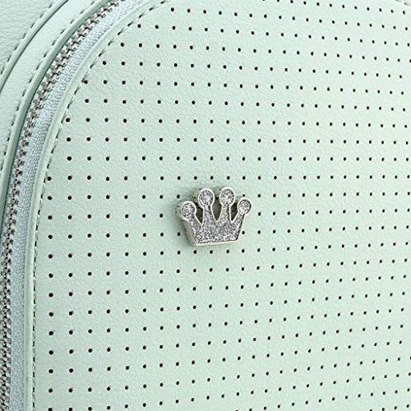 Loungefly Mint Pin Trader Faux-Leather Mini Backpack