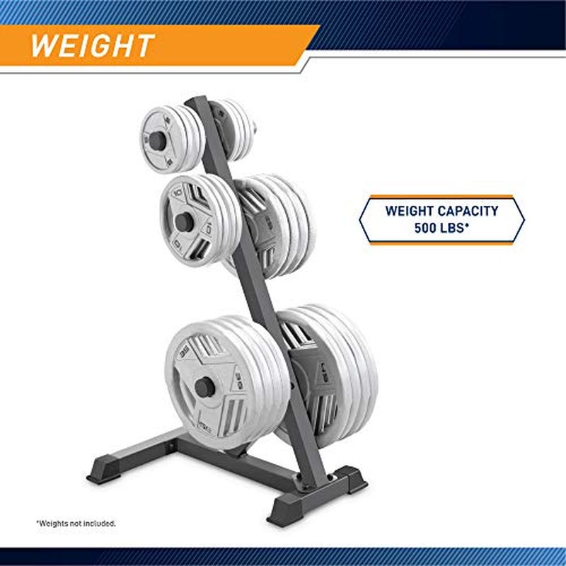 Marcy Olympic Weight Plate Tree for 2-Inch Plates Weight Storage Rack