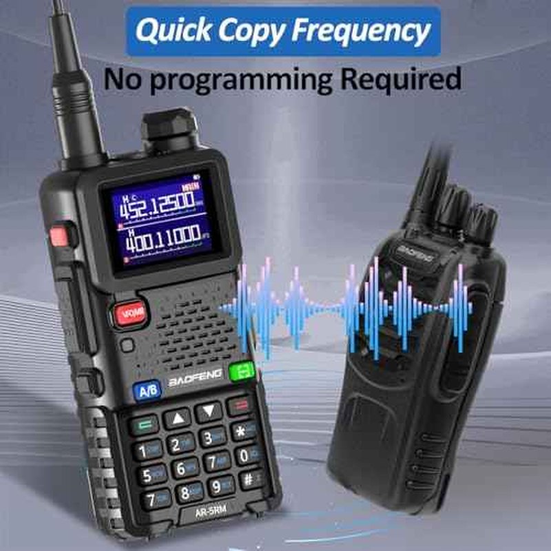 BAOFENG Ham Radio Handheld Long Range 5RM 10W Walkie Talkies Rechargeable Battery NOAA Weather Receiver Two Way Radio with USB-C Charger,Tactical Antenna for Hunting Hiking,2 Pack