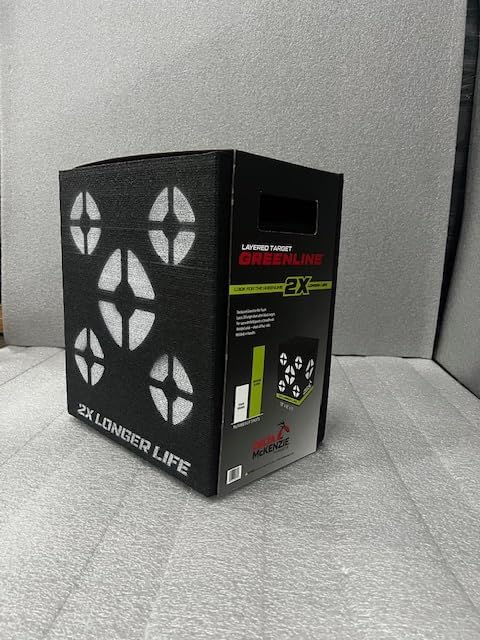 Delta McKenzie Archery Target - 4-Sided Mo'Foam Block | 18"x16"x11" Durable Design for Compound Bows