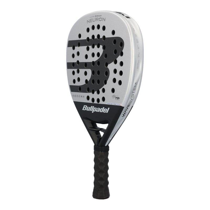 BULLPADEL Padel Racket NEURON 2025 | Professional Hybrid Shape Pala Padel | XtendCarbon 3K & MultiEva Core | Neuron Heart Stability & Wave Side Profile | Vibradrive Absorption & Hesacore Grip