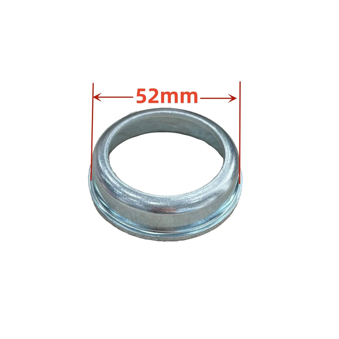 Upgrade Bottom Bracket Cup Set, for One-Piece Bottom Bracket Cup Set Silver Color (2" Cup-52mm OD)