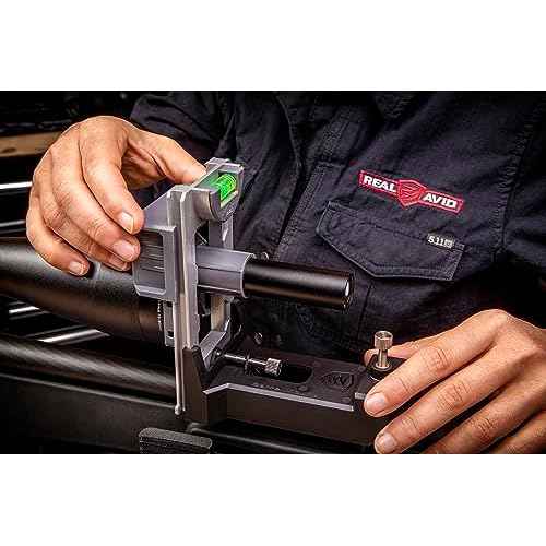 Real Avid Scope Leveling Kit & Precision Scope Level System, Complete Scope Mounting Kit for Mounting, Aligning & Leveling Rifle Scopes, Perfect Tool for Armorers & Hunters