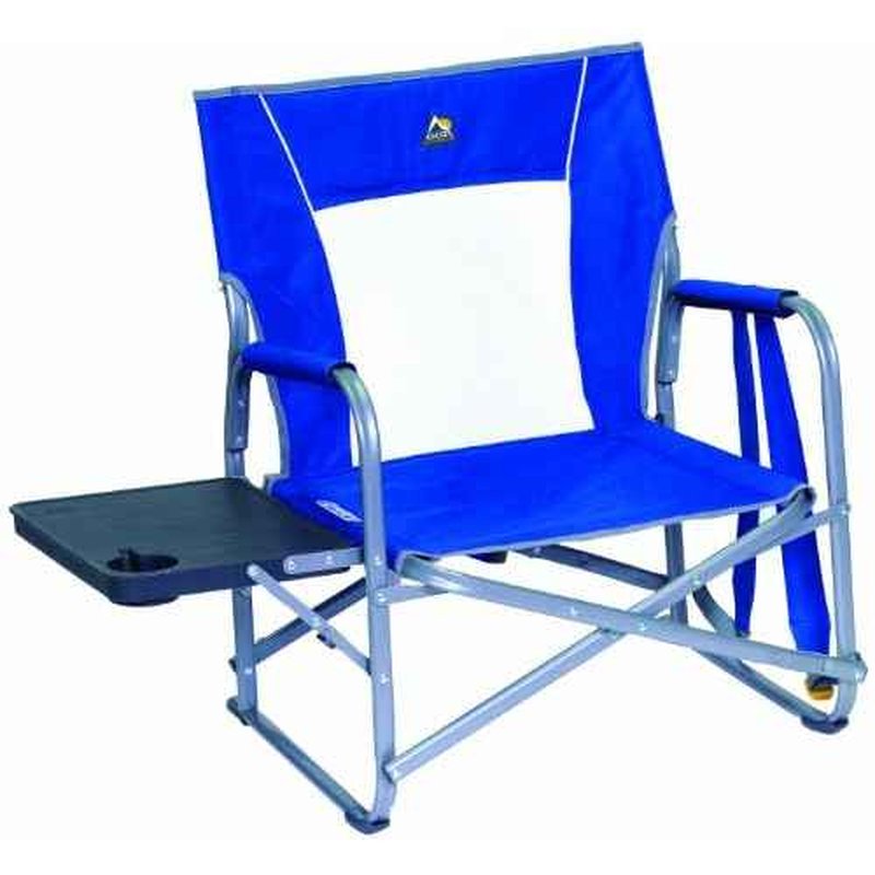 GCI Outdoor Slim-Fold Event Outdoor Folding Chair Camping Chair With Side Table