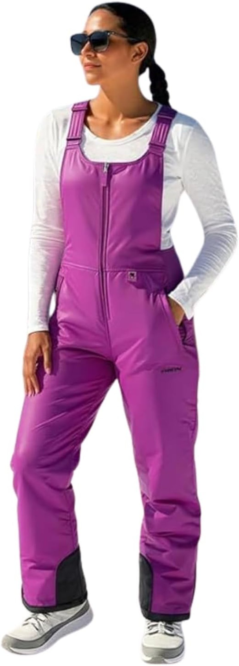 Arctix Women's Insulated Ski Bibs - Water Resistant Snow Pants for Skiing & Snowboarding | Comfortable Fit