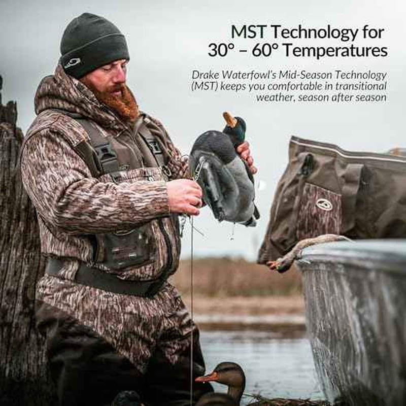 Drake Waterfowl MST Women¡¯s Eqwader Full Zip, Hunting Jacket, Waterproof and Breathable, Fleece Lining and Adjustable Fit