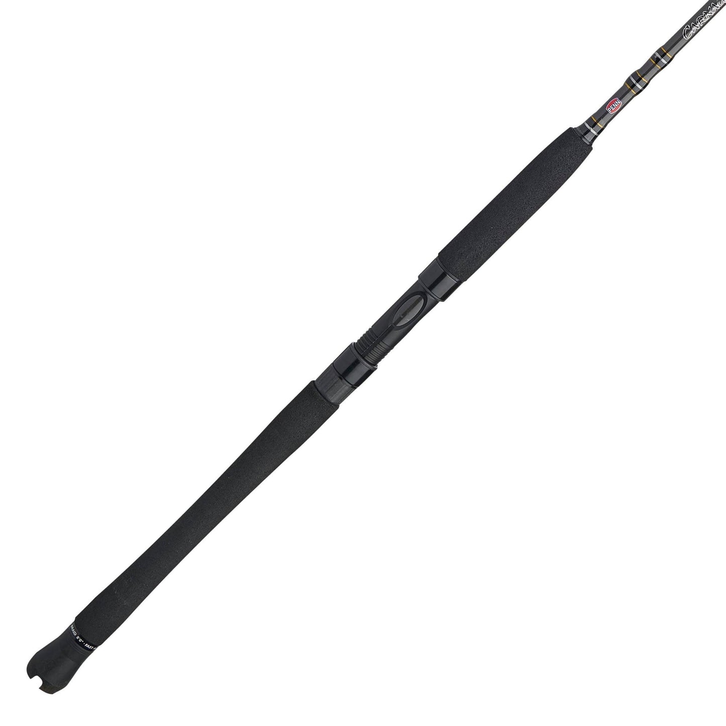 Penn Carnage III Inshore Spinning Fishing Rod, Silver/Black/Gold, 7' - Medium Heavy - 1pc