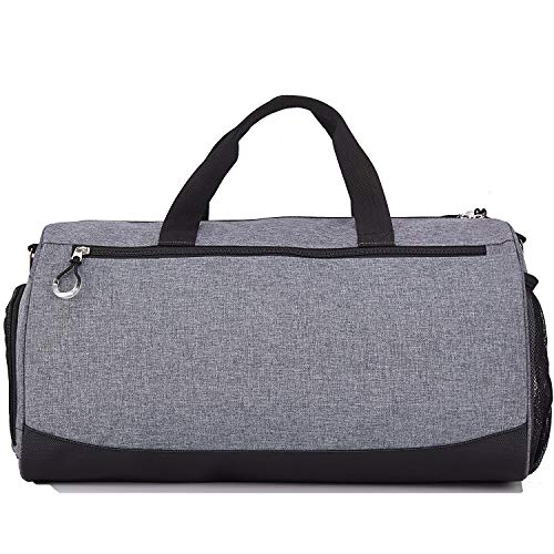 Sports Gym Bag with Wet Pocket & Shoes Compartment for Women & Men