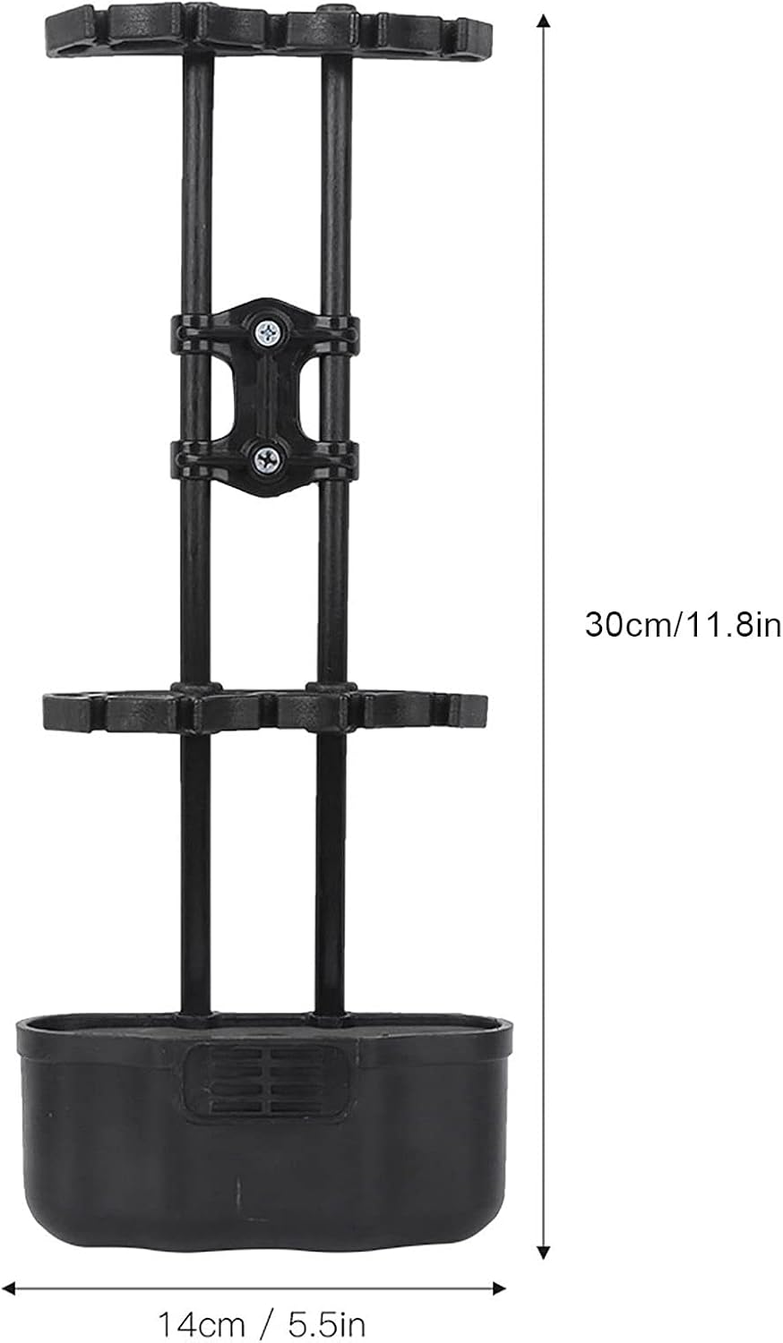 5 Arrows Quiver - Quick Release Left-Handed Vibration Absorbing Holder for Compound & Recurve Bows