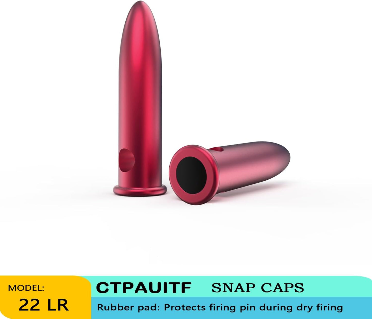 Snap Caps for 22LR | Realistic Dummy Rounds for Safe Training & Practice