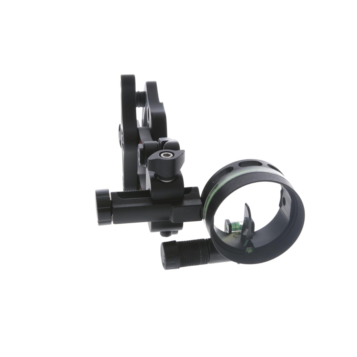 TRUGLO Range Rover Single-Pin .019" Dia Right-Handed Archery Hunting Moving Bow Sight with Lever-Arm Elevation Adjustment - Adjustable Quiver Mount & LED Light Included