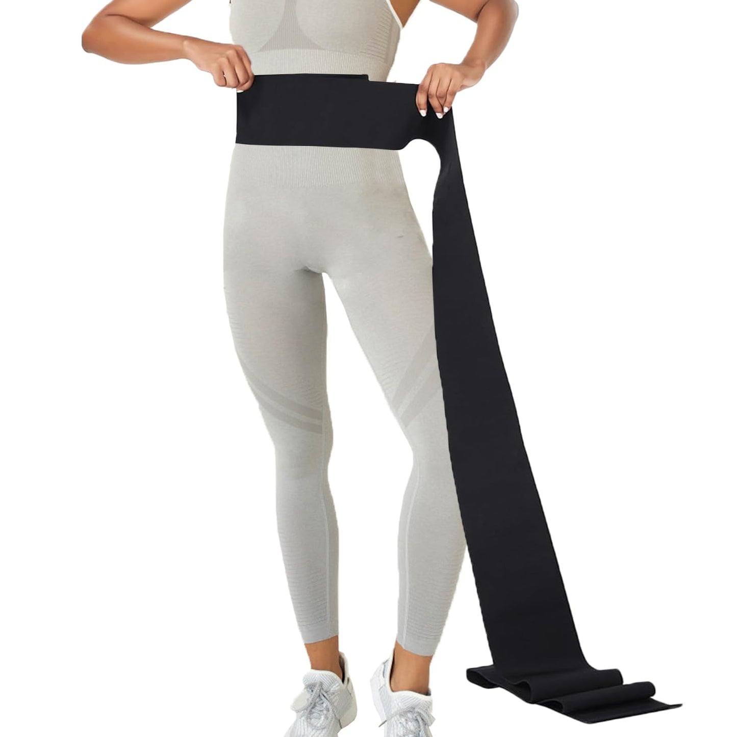 MGHLKF Waist Trainers For Women Belly Fat,Postpartum Belly Wrap For Tummy Control,Bandage Wrap Waist Trainer, Waist Trainer For Women Lower Belly Fat Black