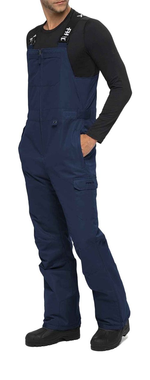 Arctix Men's Avalanche Athletic Fit Insulated Bib Overalls, Blue Night, XX-Large/30" Inseam