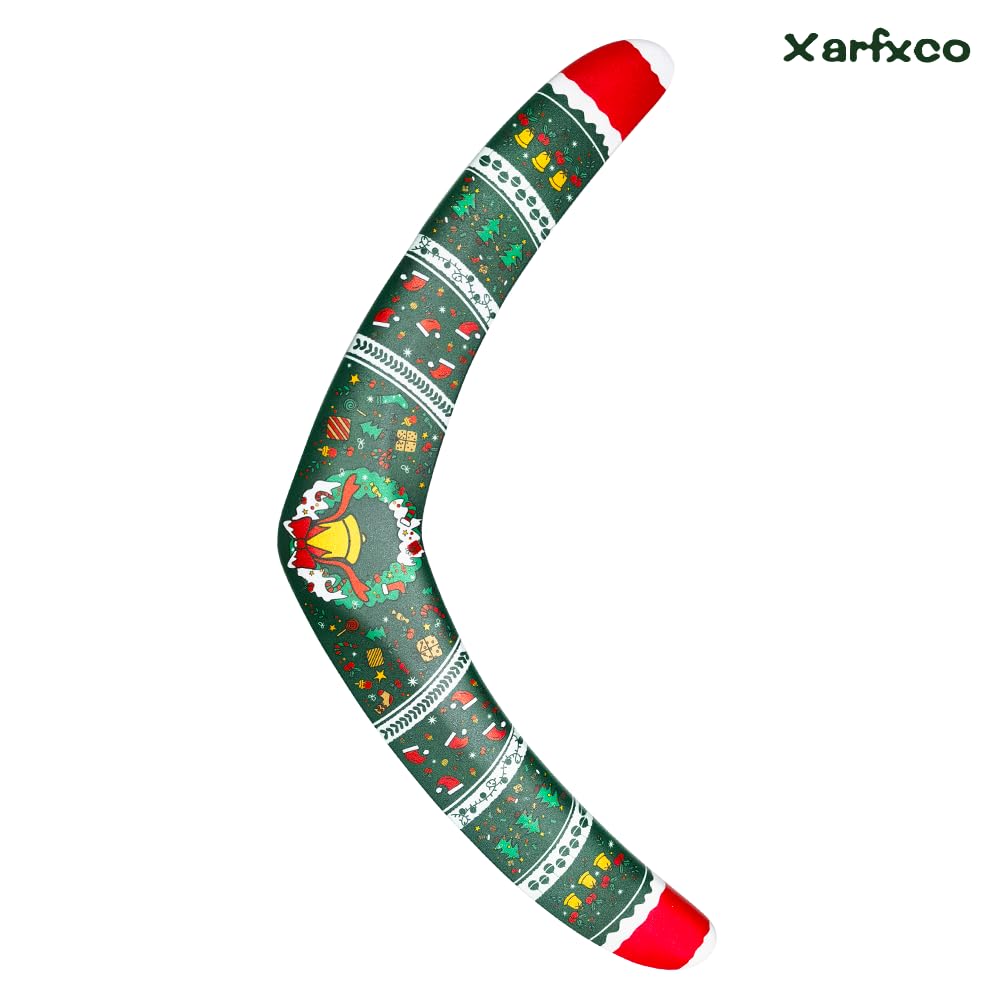 Xarfxco Boomerang for Adults and Kids, Boomerangs for Outdoor Sports & Games, Christmas Style Gifts for Boys and Girls, Good Choice for Family activies, Easy to Throw, EVA Foam